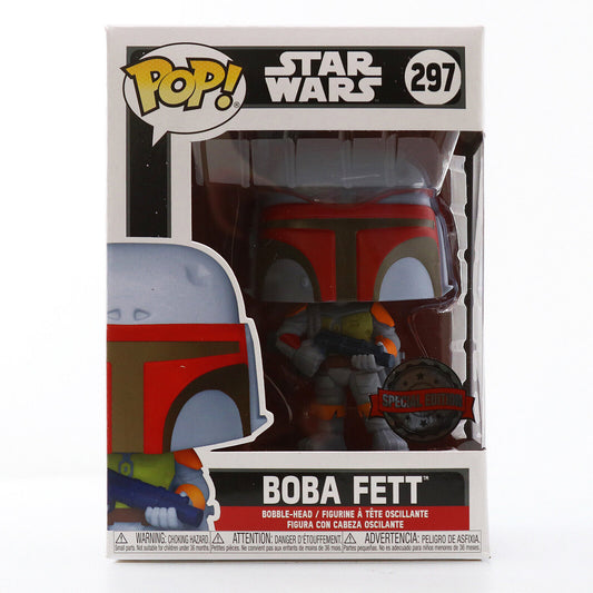 Funko Pop! Star Wars Boba Fett 297 Special Edition + Free Protector