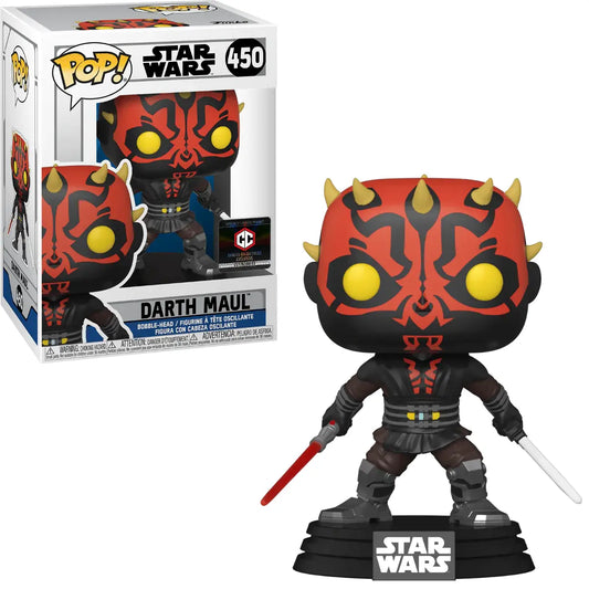 Funko Pop! Star Wars Darth Maul 450 Chalice Collectibles Exclusive + Free Protector