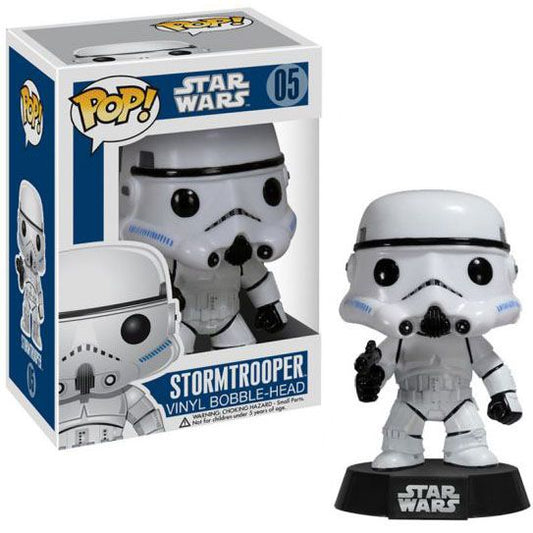 Funko Pop! Star Wars Stormtrooper 05 (1st Release) + Free Protector (VAULTED)