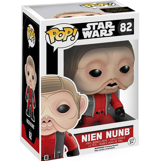 Funko Pop! Star Wars Nien Nunb 82 + Free Protector (VAULTED)