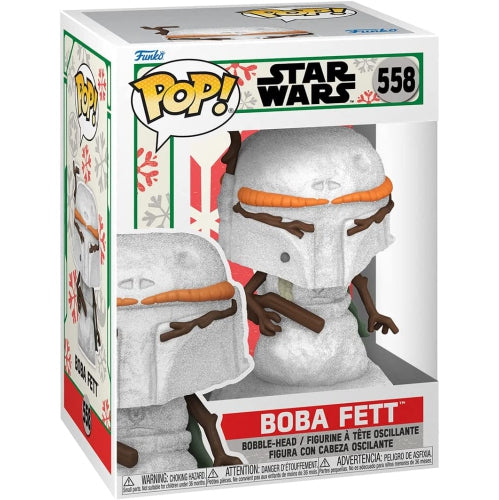 Funko Pop! Winter Edition Star Wars Boba Fett 558 + Free Protector