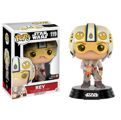 Funko Pop! Star Wars Rey 119 + Free Protector (VAULTED)