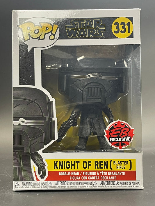 Funko Pop! Star Wars Knight of Ren (Blaster Rifle) 331 EB Exclusive + Free Protector (VAULTED)