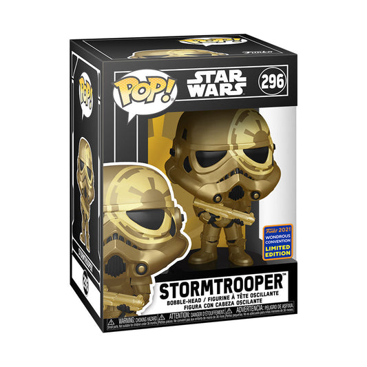 Funko Pop! Star Wars Stormtrooper 296 Funko 2021 Wondrous Convention Limited Edition Exclusive + Free Protector