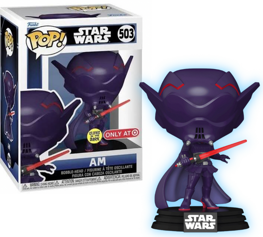 Funko Pop! Star Wars AM 503 GITD Target Exclusive + Free Protector