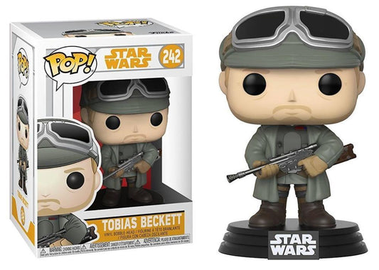 Funko Pop! Star Wars Tobias Beckett w/ Goggles 242 + Free Protector (VAULTED)