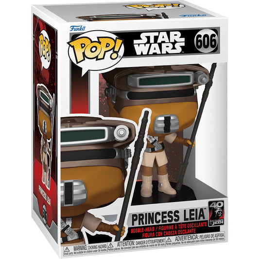 Funko Pop! Star Wars Princess Leia 606 + Free Protector