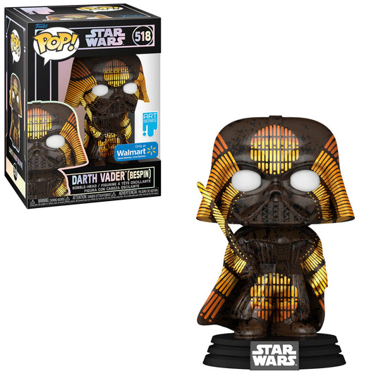 Funko Pop! Star Wars Darth Vader 518 Walmart Exclusive Art Series + Free Hardstack Protector