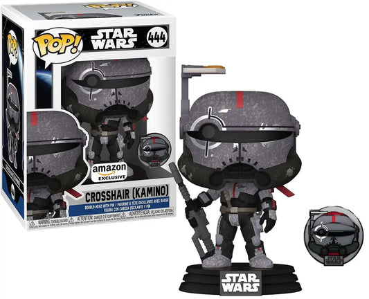 Funko Pop! Star Wars Crosshair (Kamino) 444 Amazon Exclusive + Free Protector