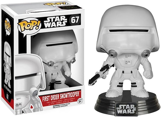 Funko Pop! Star Wars First Order Snowtrooper 67 + Free Protector (VAULTED) (box ware)