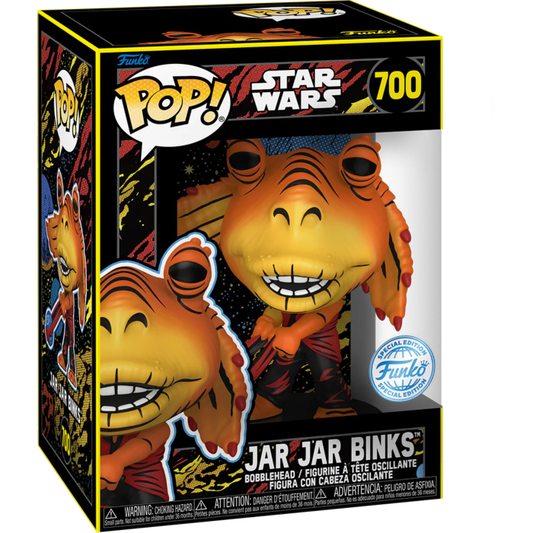 Funko Pop! Star Wars The Phantom Menace - Jar Jar Binks with Booma Balls 700 25th Anniversary Retro Series Funko Special Edition + Free Protector
