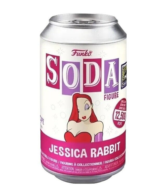 Funko Vinyl SODA Jessica Rabbit SDCC 2023 EXCLUSIVE Chance of Chase New!
