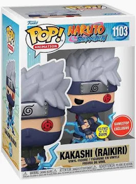 Kakashi 1103 Gamestop exclusive Funko PoP! + Pop Protector