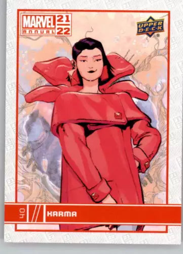 2021-22 Upper Deck Marvel Annual #40 Karma Base Card