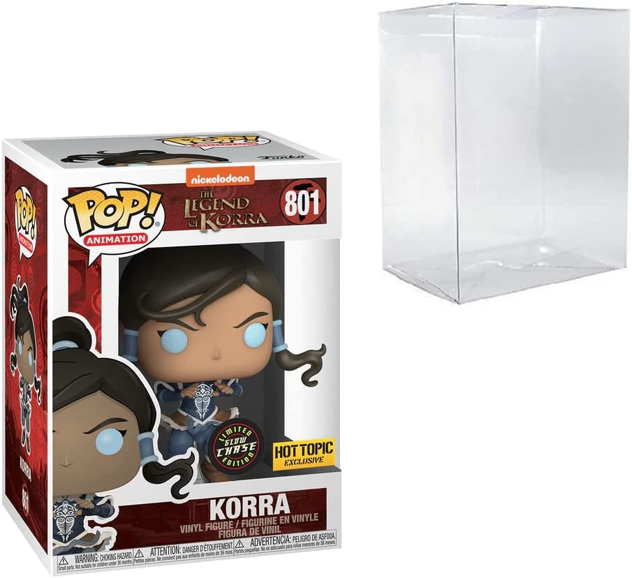 Pop! Animation: Legend of Korra- Korra Chase Pop! Exclusive Vinyl Figure 801 Hot topic Exclusive (Includes Compatible Pop Box Protector Case)