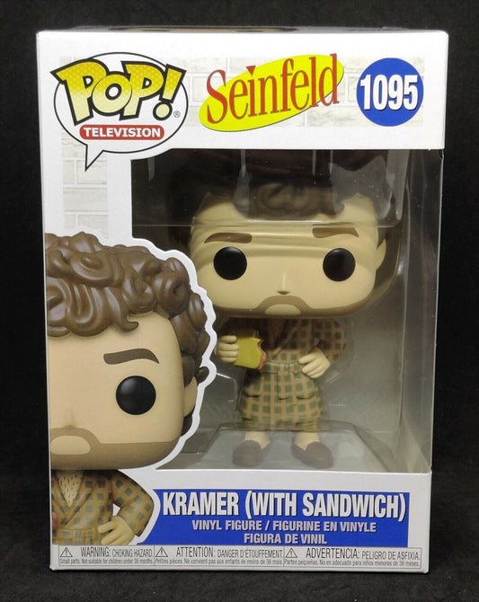 Funko Pop! Seinfeld (Kramer with Sandwich) 1095 + Free Protector