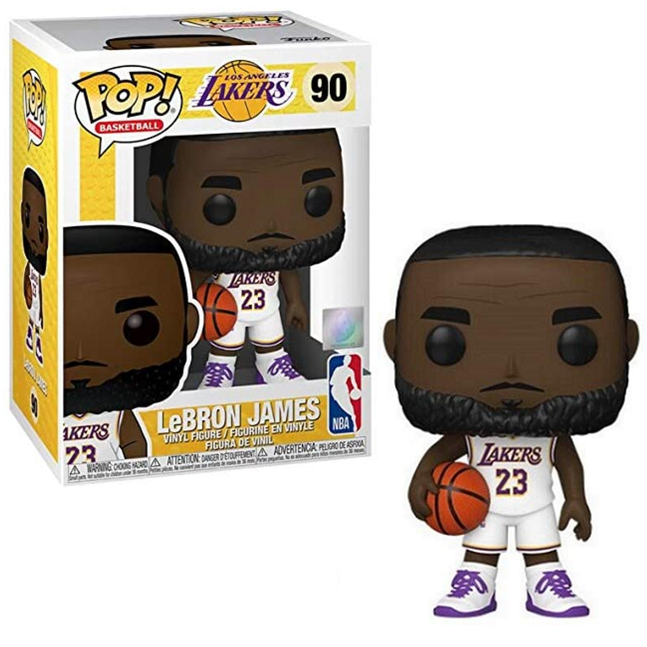 Funko Pop! Basketball: LA LAKERS Lebron James (Alternate) #90 + PoP Protector
