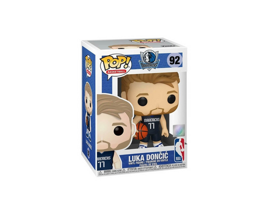Funko Pop! Basketball 92 Luka Doncic Dallas Maverick NBA Pop Vinyl Figure + PoP Protector