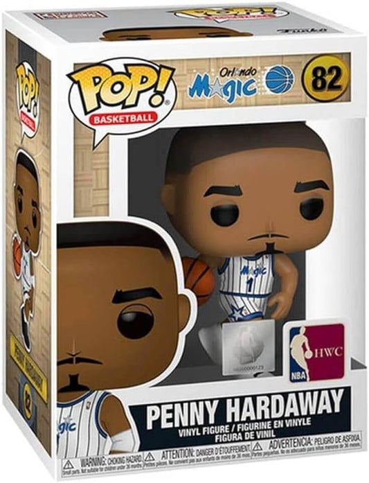 Funko Pop! NBA Legends: Penny Hardaway (Magic Home) Pop Figure 82 + PoP Protector