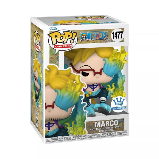 Funko Pop! Anime One Piece Marco #1477 Funko Shop Exclusive Figure + Protector