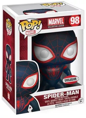 Funko Pop! Marvel Collector Corps Spider-Man (Miles Morales) 98 (VAULTED) + Free Protector