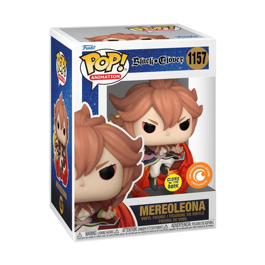Funko POP! Animation: Black Clover #1157 - Mereoleona Cruncyroll Exclusive GITD + Protector!