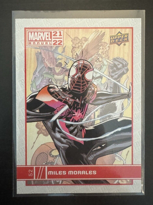 Upper Deck 2021-22 Marvel Annual Base Miles Morales #52