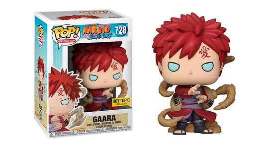 Funko POP! Animation: Naruto Shippuden - Gaara 728 Hot Topic Exclusive + Protector