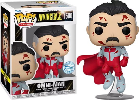Funko Pop! Invincible Omni-Man (Bloody) #1500 Funko Special Edition + PoP Protector