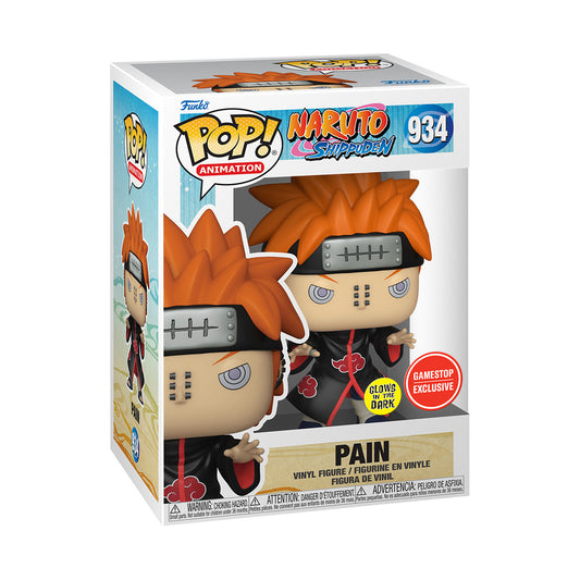 Funko Pop! Vinyl: Naruto Shippuden - Pain (Glows In The Dark) - GameStop (GS) 934 + PoP Protector