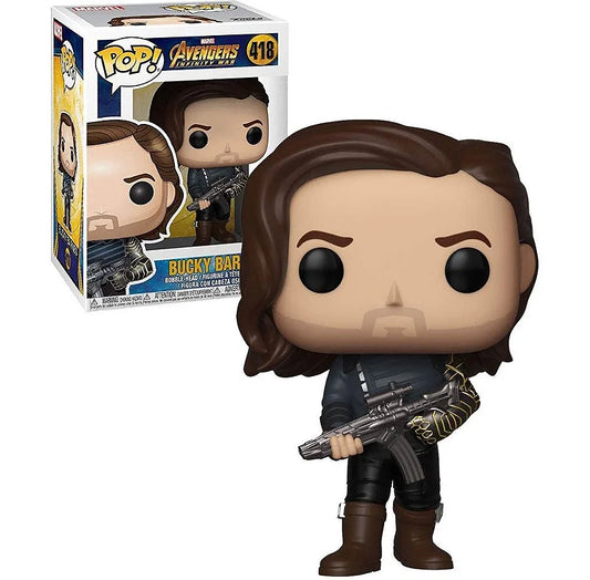 Funko POP! Avengers Infinity War #418 - Bucky Barnes + PROTECTOR!