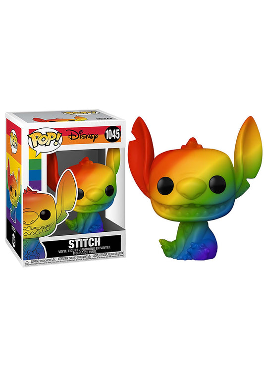 Funko POP! Disney LGBTQ+ Rainbow Stitch + PoP Protector