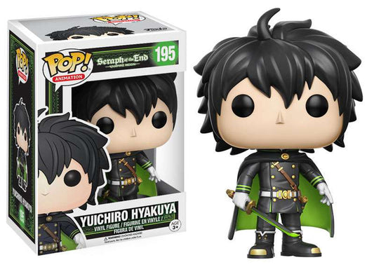 Funko POP! Seraph of the End Vampire Reign Yuichiro Hyakuya 195 + FREE PROTECTOR!