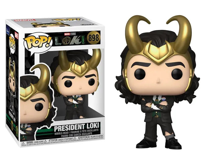 Funko POP! Loki - President Loki #898 + PROTECTOR!
