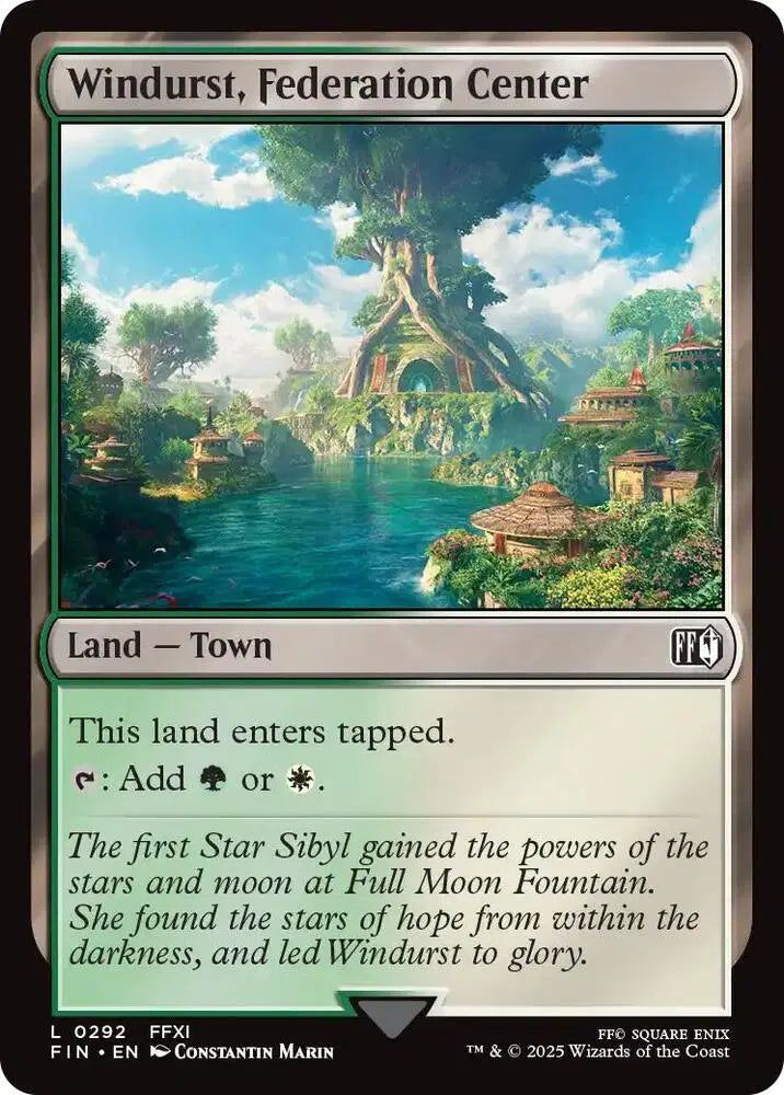 Windurst, Federation Center Magic: The Gathering  292 Universes Beyond: FINAL FANTASY