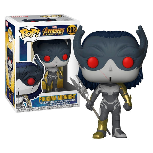 Funko POP! Movies: Marvel Avengers Infinity War #292 Proxima Midnight (VAULTED) + PROTECTOR!