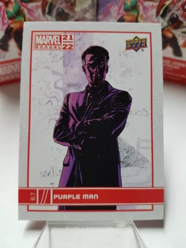 2021-22 Upper Deck Marvel Annual #67 Purple Man Base Card