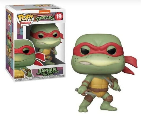 RAPHAEL 19 FUNKO POP - TEENAGE MUTANT NINJA TURTLES RETRO TOYS SERIES +PROTECTOR