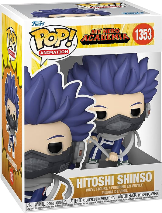 My Hero Academia Hitoshi Shinso Funko Pop! Vinyl Figure #1353 + PROTECTOR!
