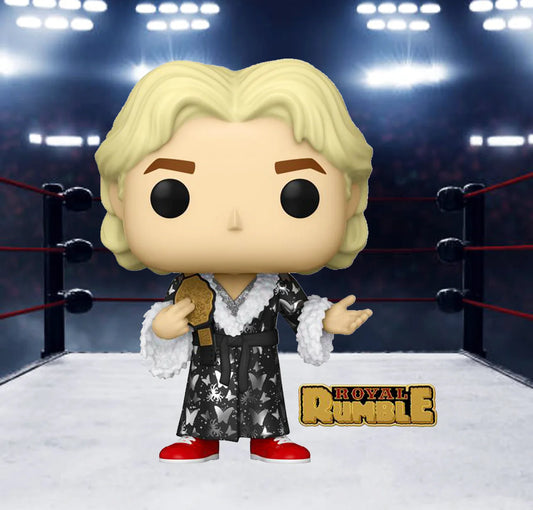 Funko POP! WWE - Ric Flair GameStop Exclusive Diamond #82 + PROTECTOR!