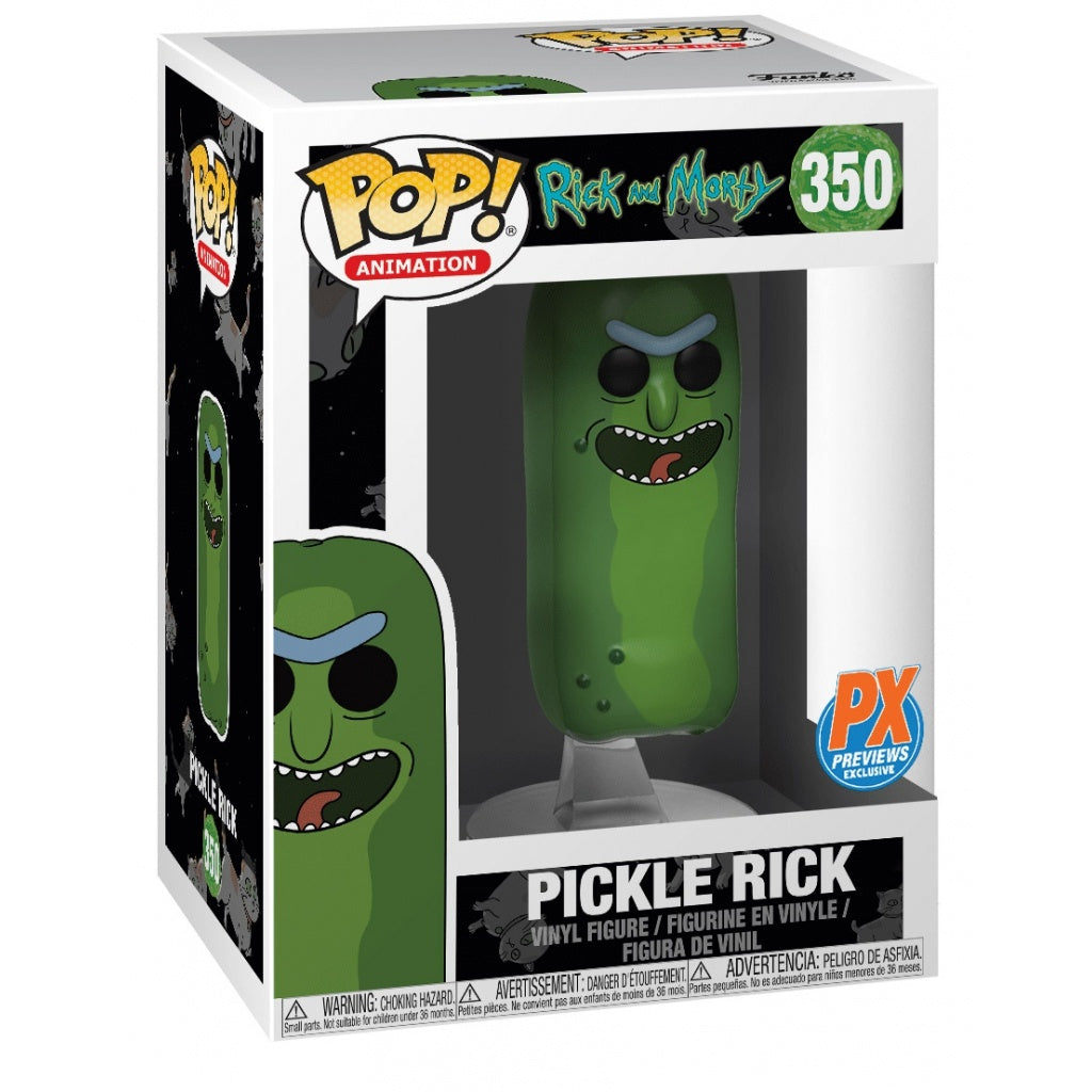 Funko Rick & Morty POP! Animation Pickle Rick Vinyl Figure #350 PX PREVIEWS EXCLUSIVE