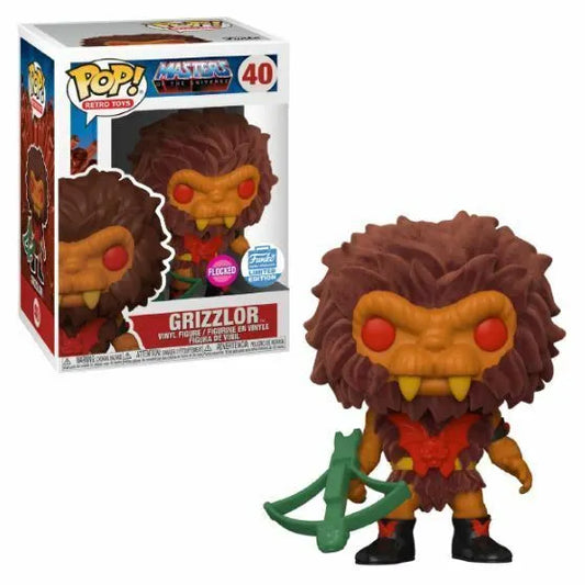 Funko POP! Retro Toys - Masters Of The Universe #40 - Grizzlor Flocked Funko Shop + PROTECTOR!
