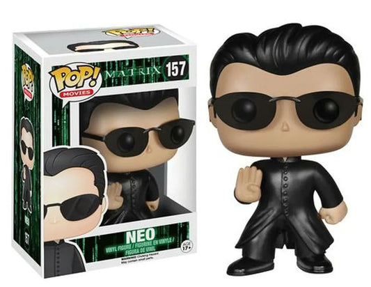 Funko POP! Movies: Matrix #157 - Neo + PROTECTOR! (BOX FADE)