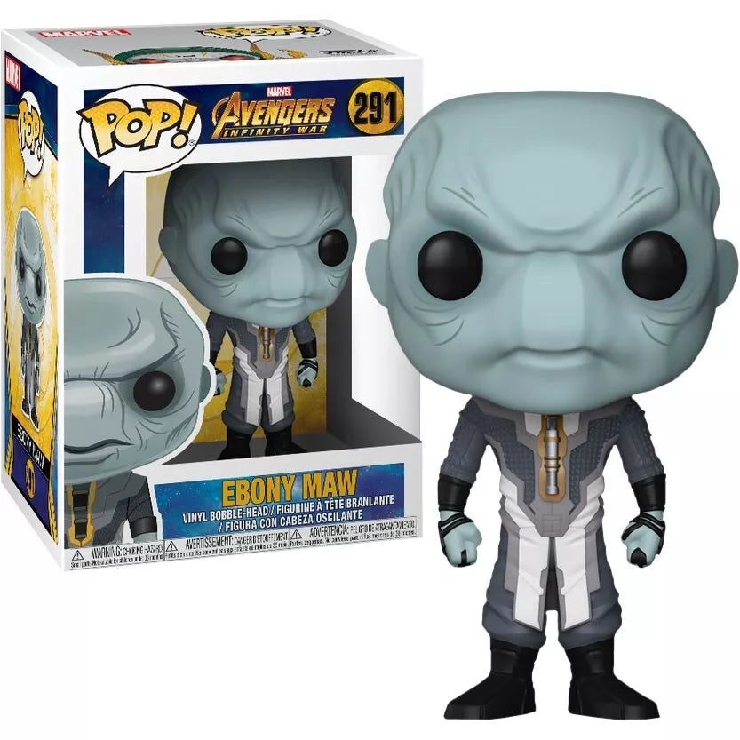 Funko POP! Marvel: Avengers Infinity War #291 - Ebony Maw + PROTECTOR!