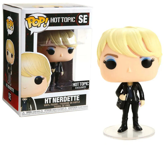 Funko POP! HOT TOPIC SE - HT Nerdette Hot topic Exclusive + PROTECTOR!