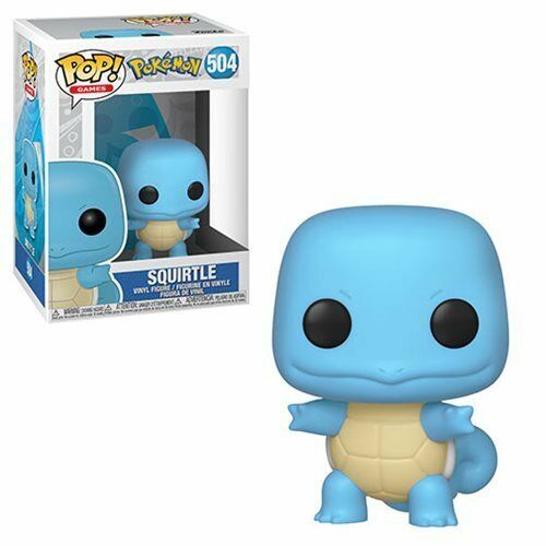 Funko POP! Games: Pokémon - Squirtle #504 + PROTECTOR!