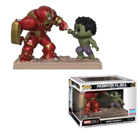 Funko POP! Marvel Studios - Hulkbuster VS. Hulk #394 2018 Exclusive + PROTECTOR!