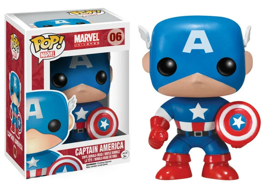 Funko POP! Marvel: Captain America #06 + PROTECTOR !