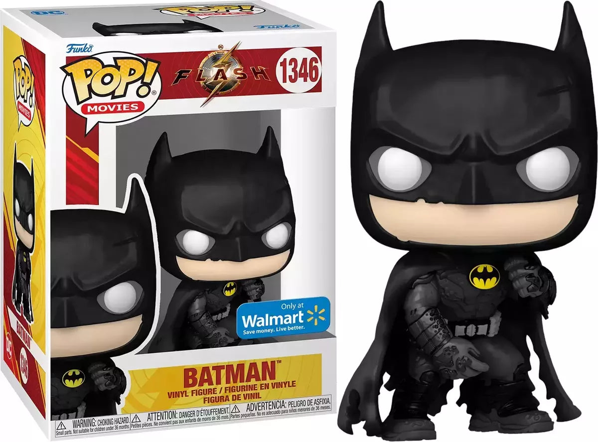 Funko POP! Movies: Flash! Batman Walmart Exclusive #1346 + PROTECTOR!