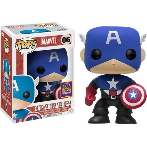 Funko POP! Marvel #06 - Captain America 2017 summer convention + PROTECTOR!